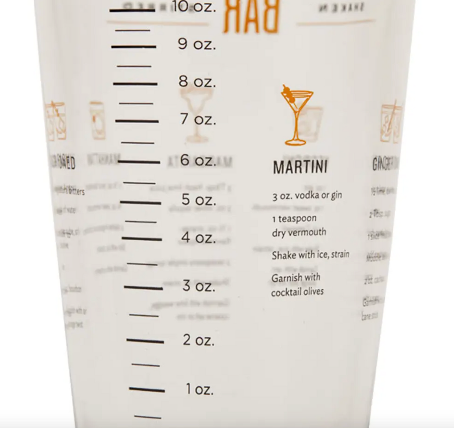 Cocktail Recipe Shaker