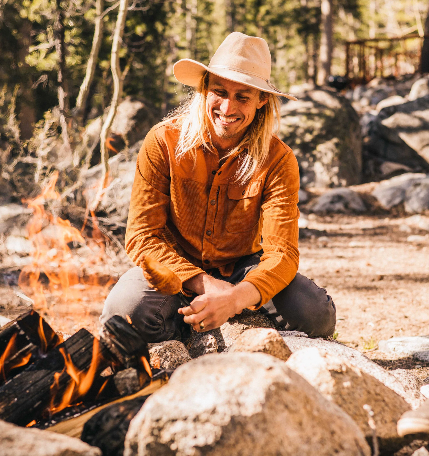 Howler Brothers Vapors Polarfleece in Adobe