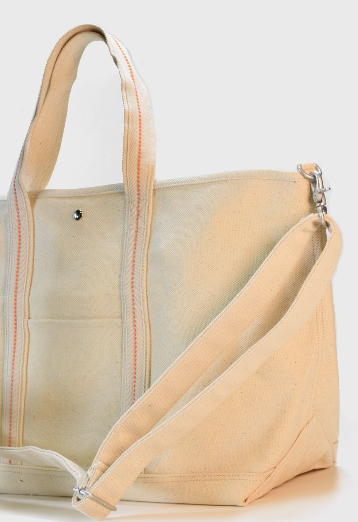 Rugged Natural Canvas Tote