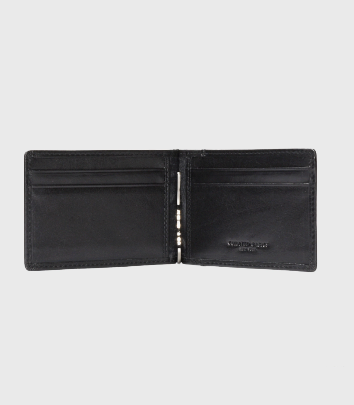 Slim Money Clip Wallet, Black