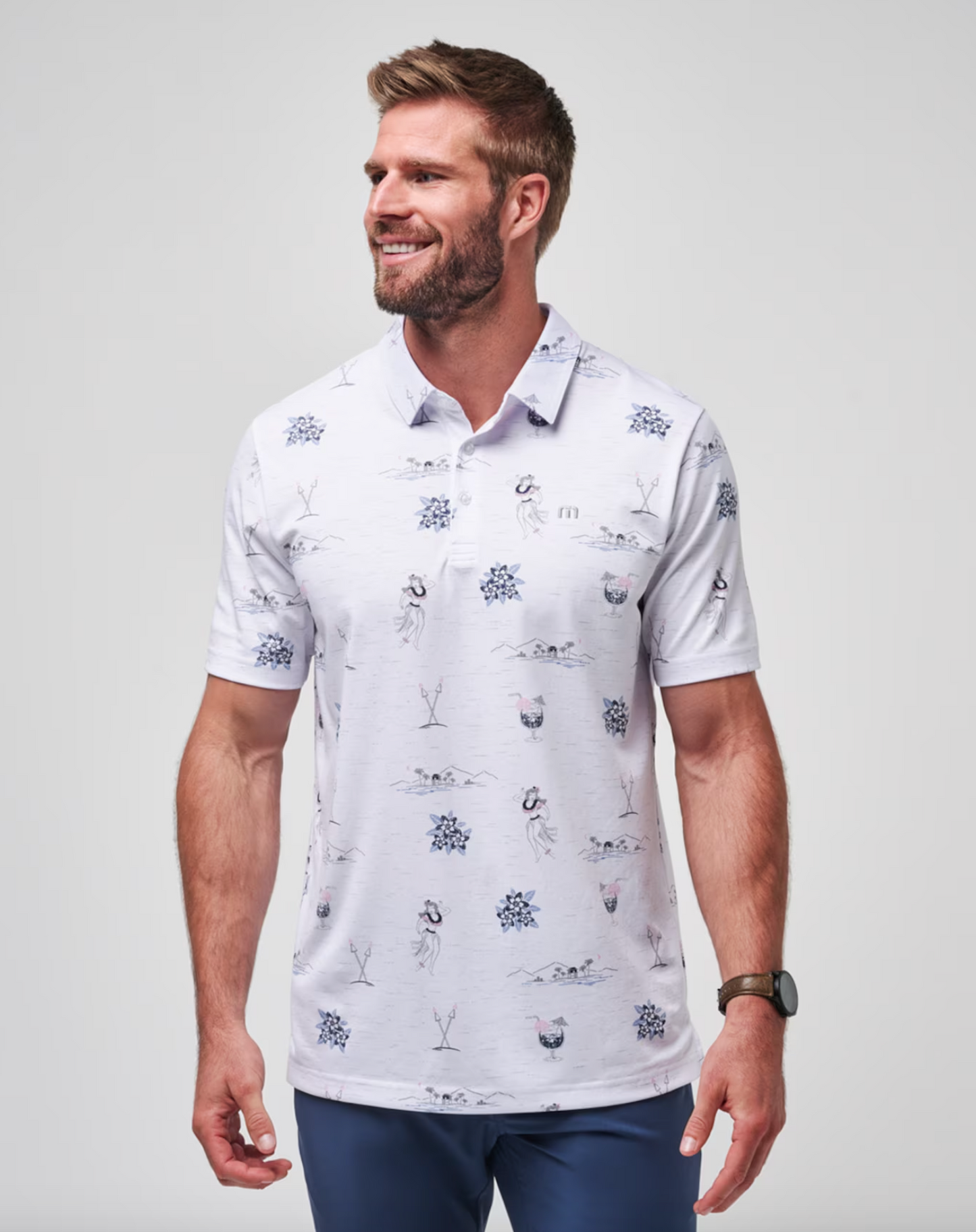 TravisMathew Island Paradise Polo
