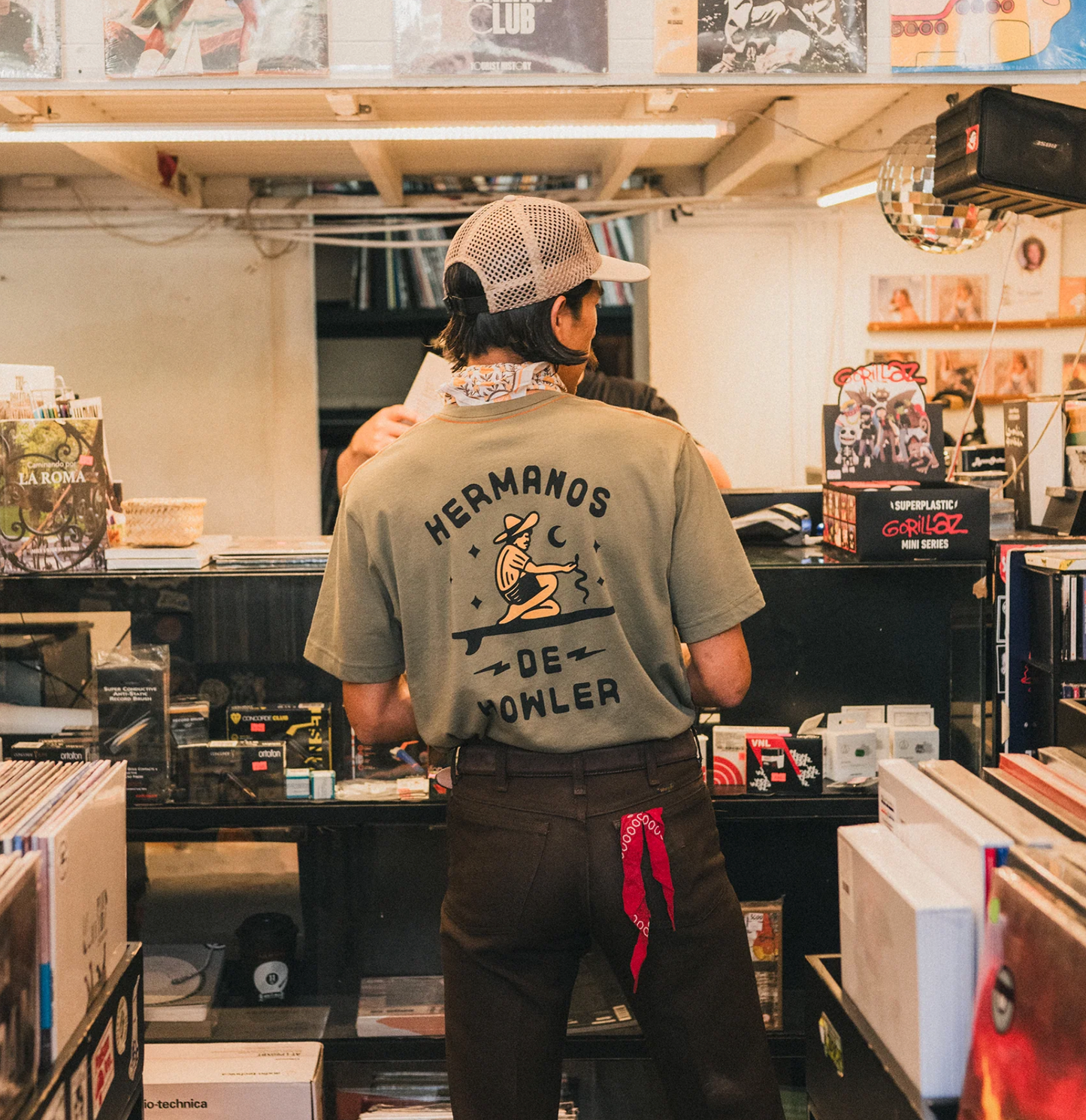 Howler Brothers Ocean Offerings Tee, Olive