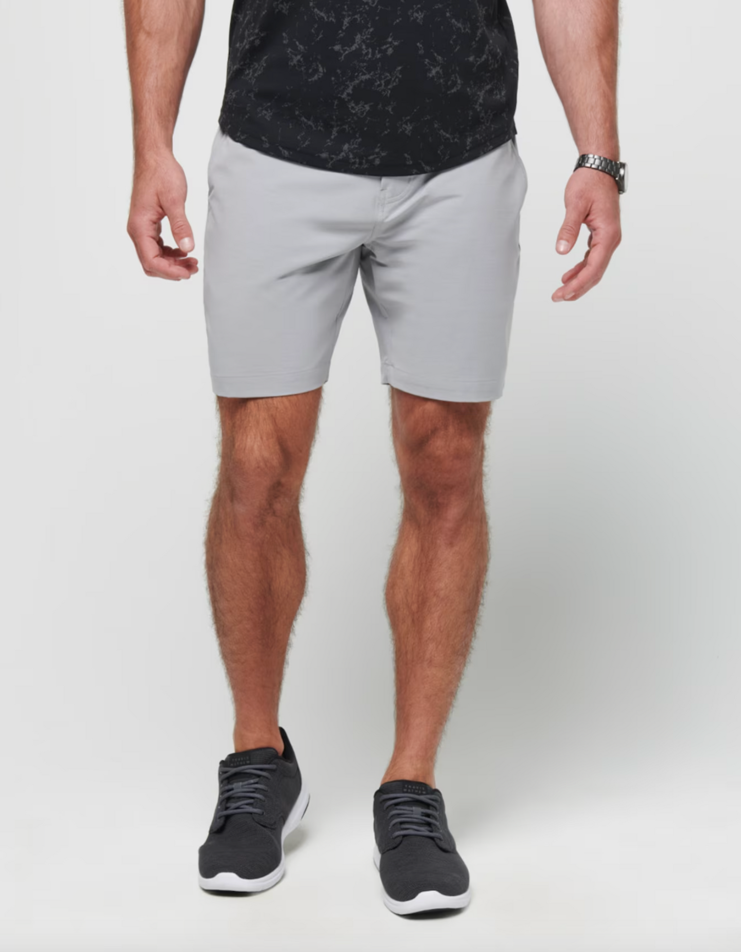 TravisMathew Tech Chino Shorts in Heather Sleet