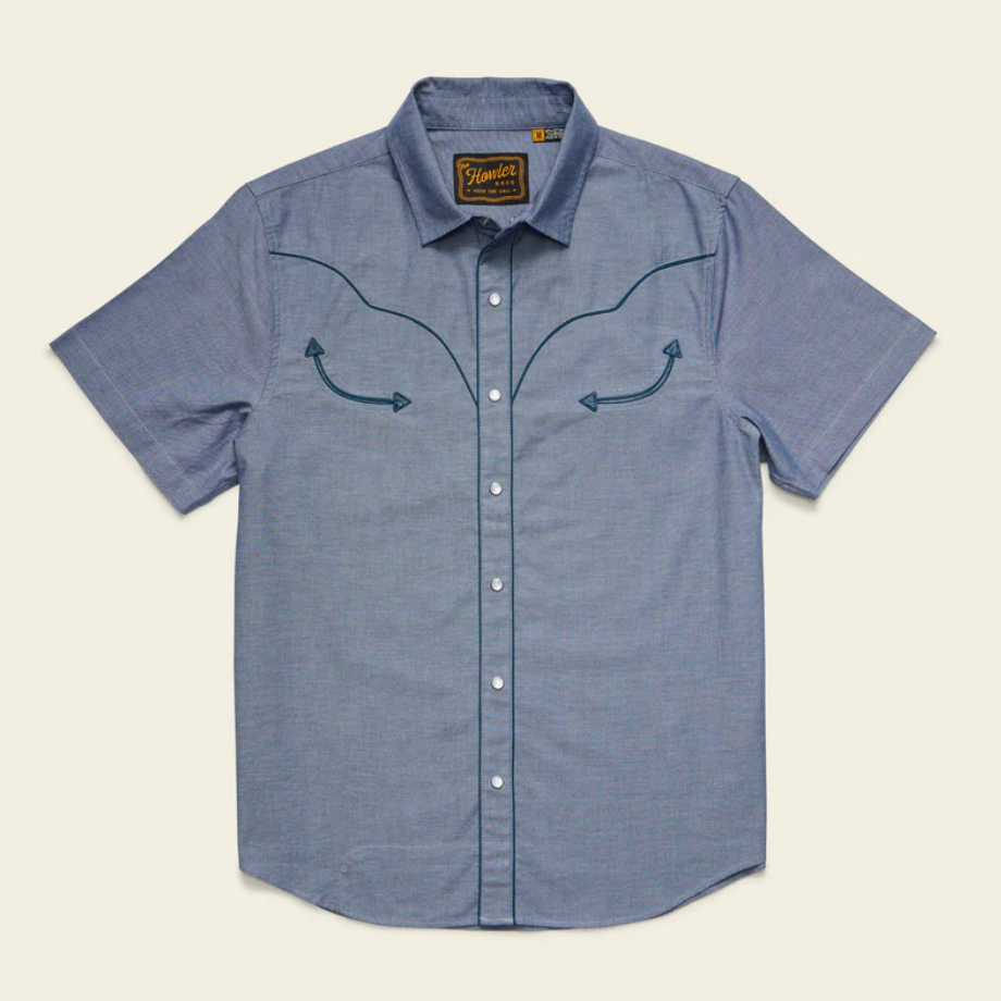 Howler Brothers Broncbuster Shirt, Indigo