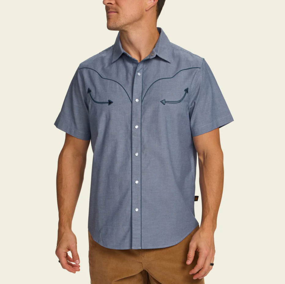 Howler Brothers Broncbuster Shirt, Indigo