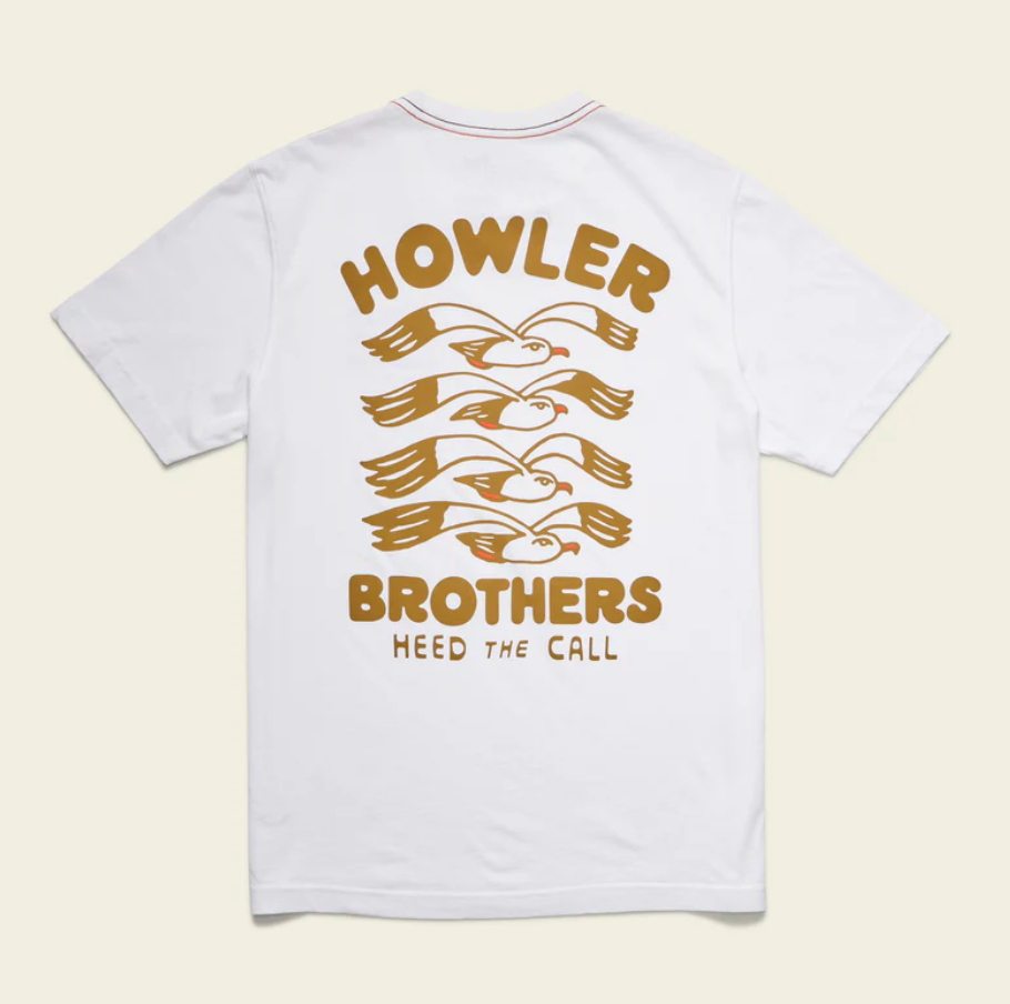 Howler Brothers Cotton TShirt, Flocka Seagulls