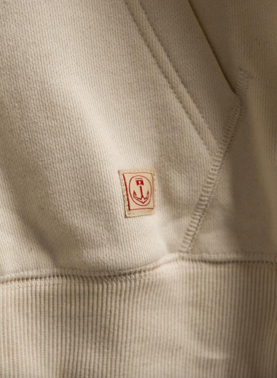 Iron and Resin, Million Mile Hoodie in Natural