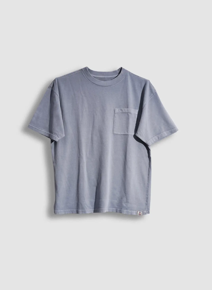 Iron and Resin, Ash Pocket Tee in Reefwater