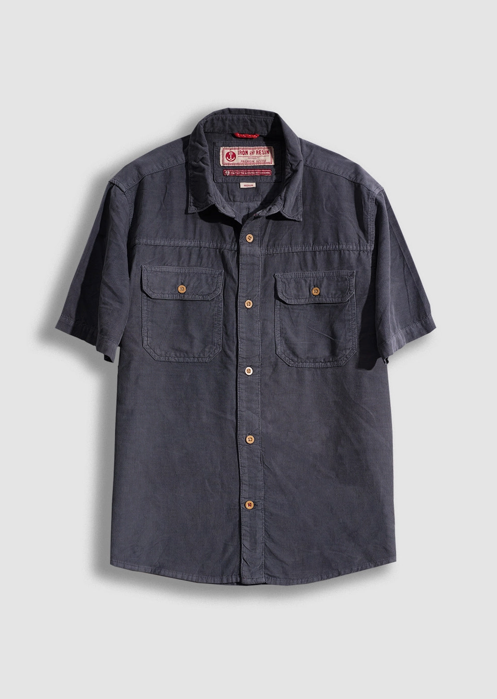 Iron and Resin, Herman Shirt in Dark Slate