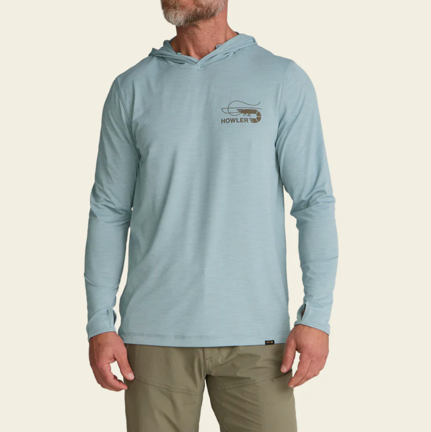 Howler Brothers HB Tech Hoodie, Pool Blue
