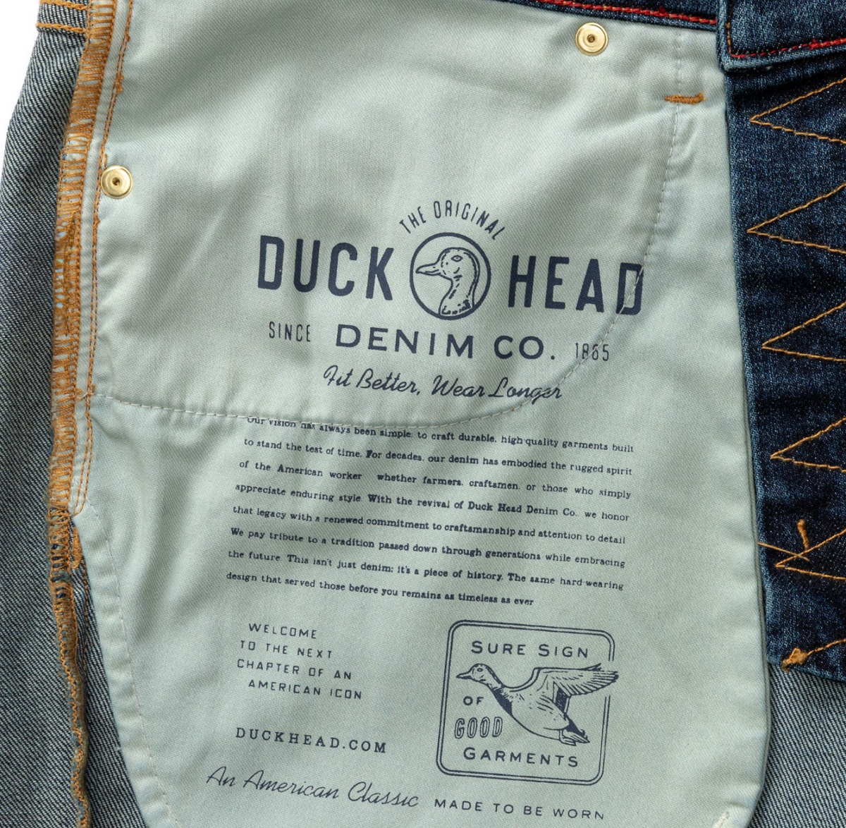 Classic Straight Denim, Medium Wash