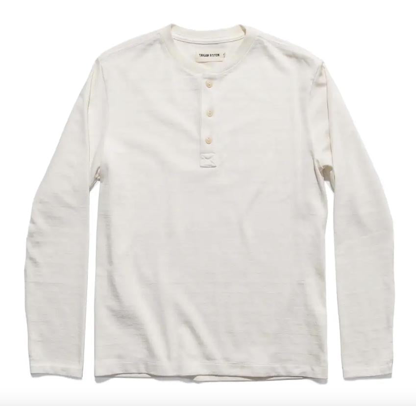 The Heavy Bag Henley in Natural