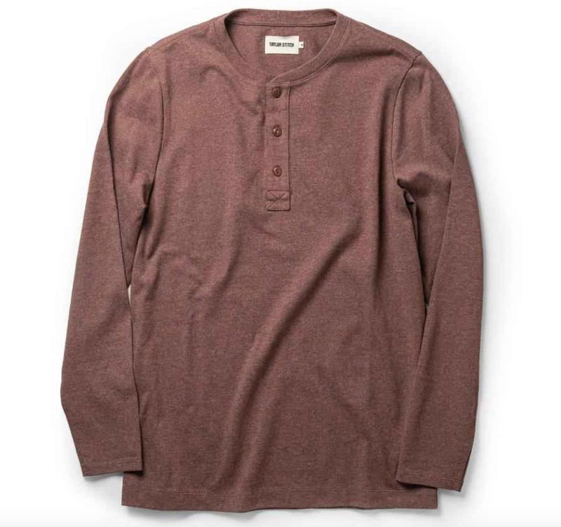 The Heavy Bag Henley in Timber