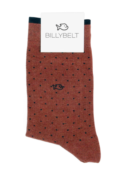 Nutmeg Square Fancy Cotton Socks