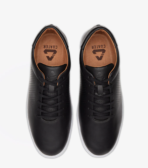 Cuater Phenom Leather Shoe, Black