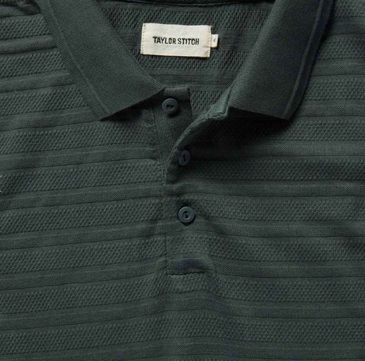 The Polo in Dark Slate Jacquard