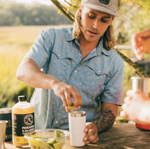 Howler Brothers Open Country Tech Shirt - Rancher Floral