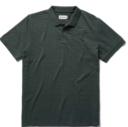 The Polo in Dark Slate Jacquard