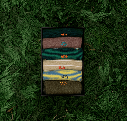 Cotton Meadow Box - Set of Six Socks