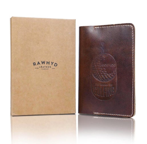 Leather Golf Log & Scorecard Book