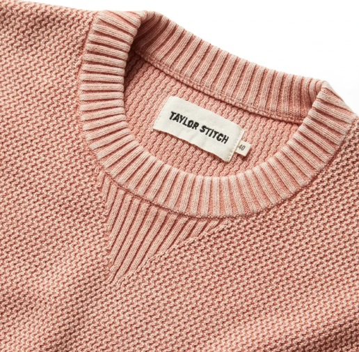 The Moor Sweater in Dusty Rose