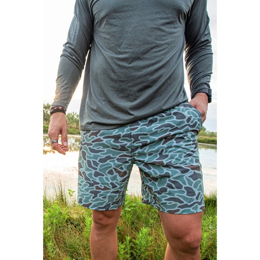 Burlebo Everyday Shorts - Retro Camo Duck