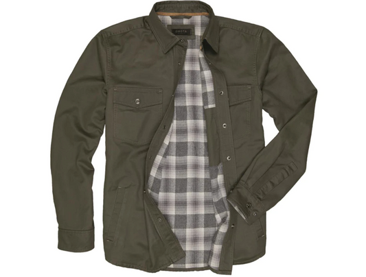 Dakota Grizzly Blaize Lined Button Up in Verde