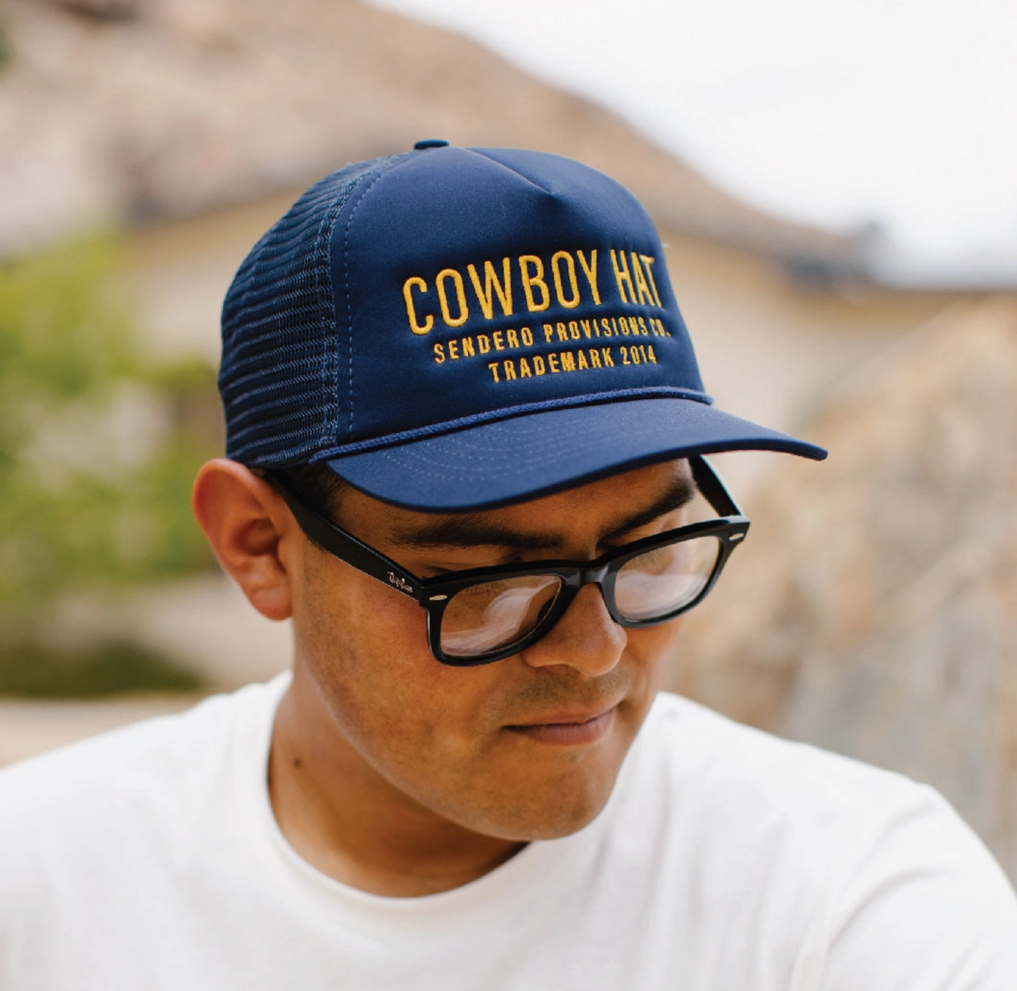 Navy Cowboy Hat