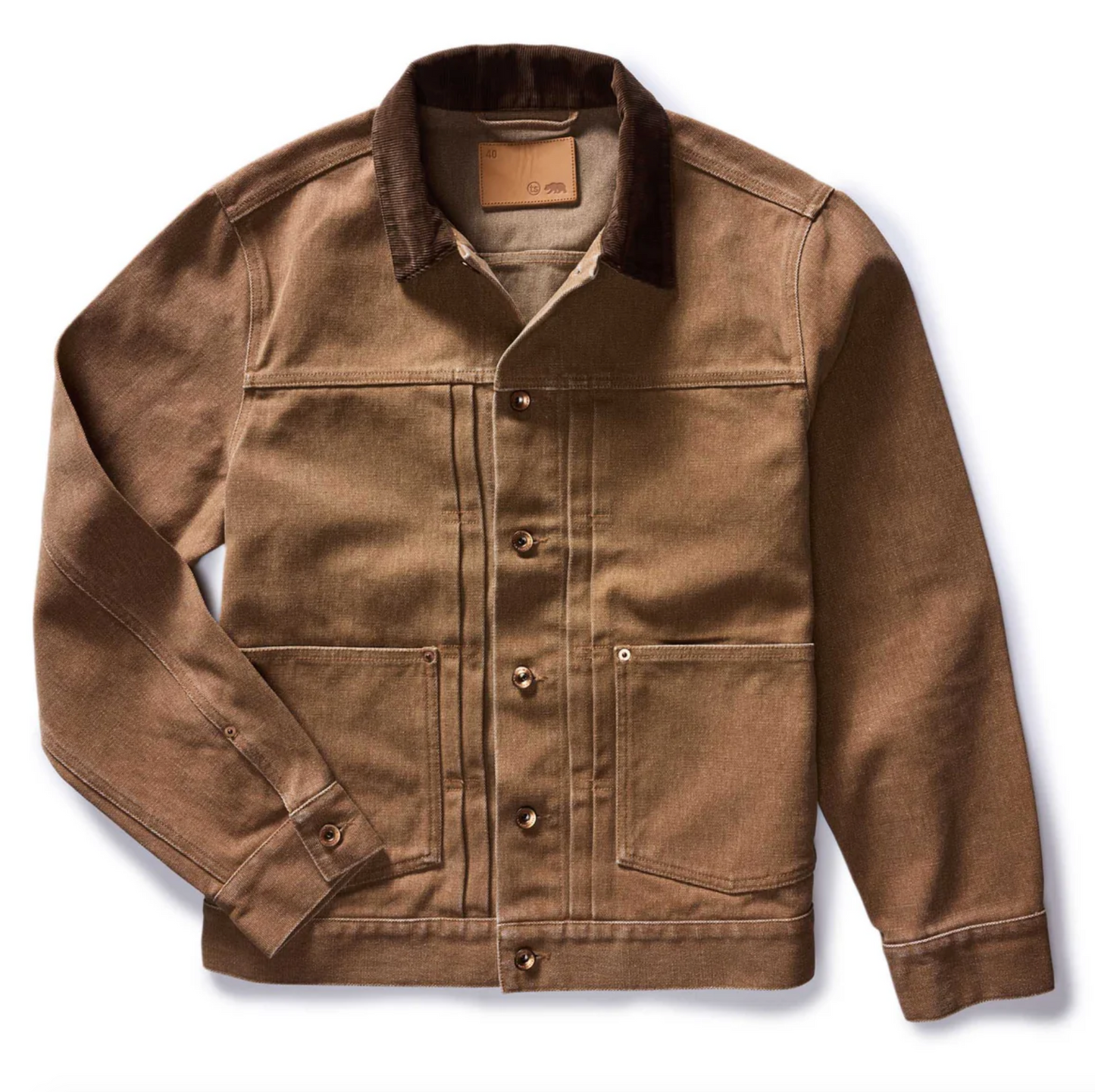 The Ryder Jacket in Tobacco Canvas