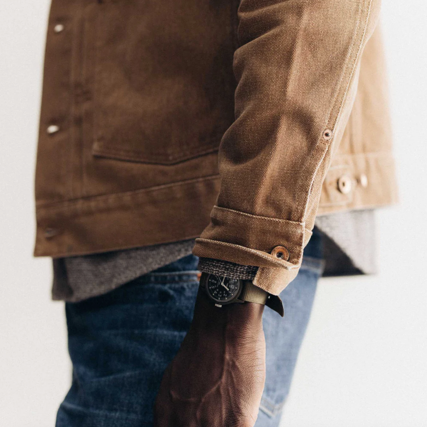 The Ryder Jacket in Tobacco Canvas