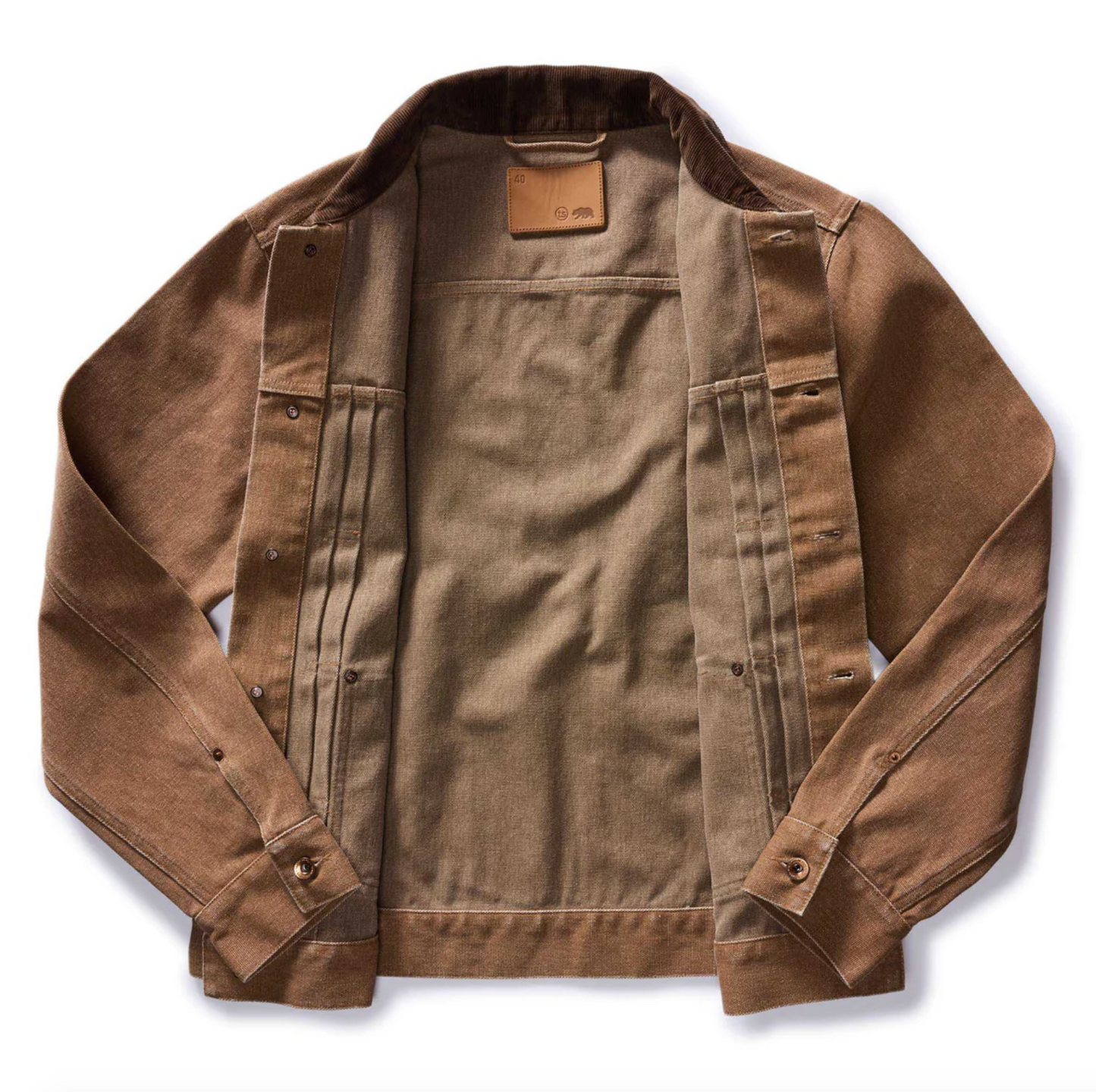 The Ryder Jacket in Tobacco Canvas