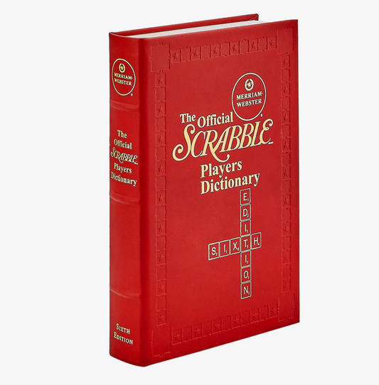 Leather Bound Scrabble Dictionary