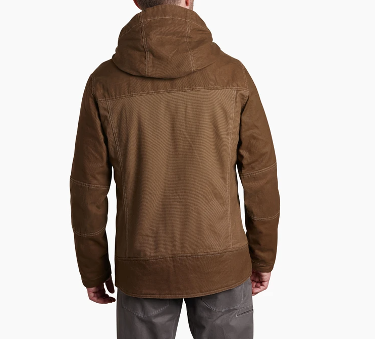 KÜHL Law Fleece Lined Hoody in Dark Khaki