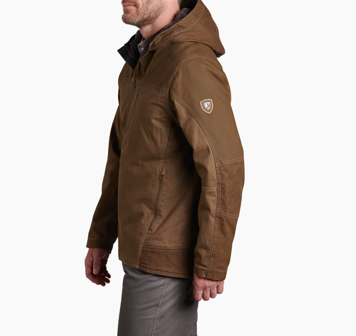 KÜHL Law Fleece Lined Hoody in Dark Khaki