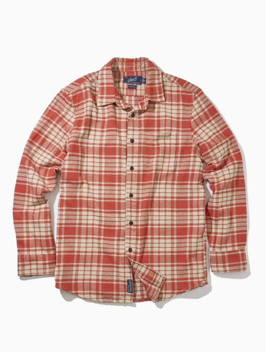 Grayer's, Jaspe Flannel in Sunset Oatmeal