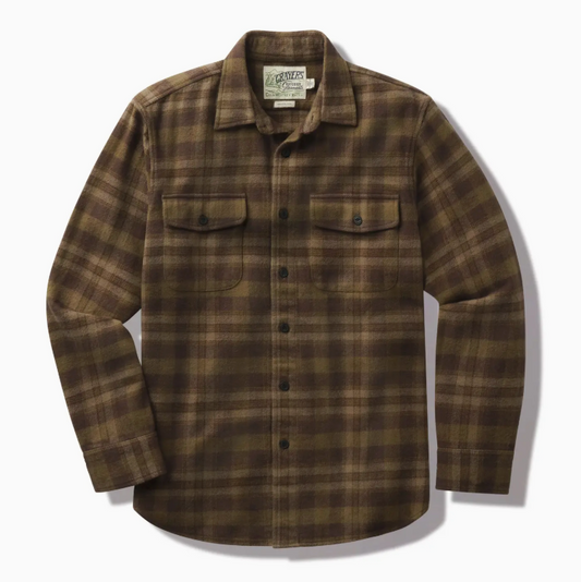 Grayer's, Scarboro Heavy Flannel in Olive