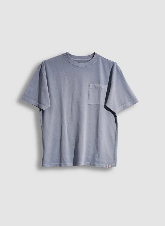Iron and Resin, Ash Pocket Tee in Reefwater
