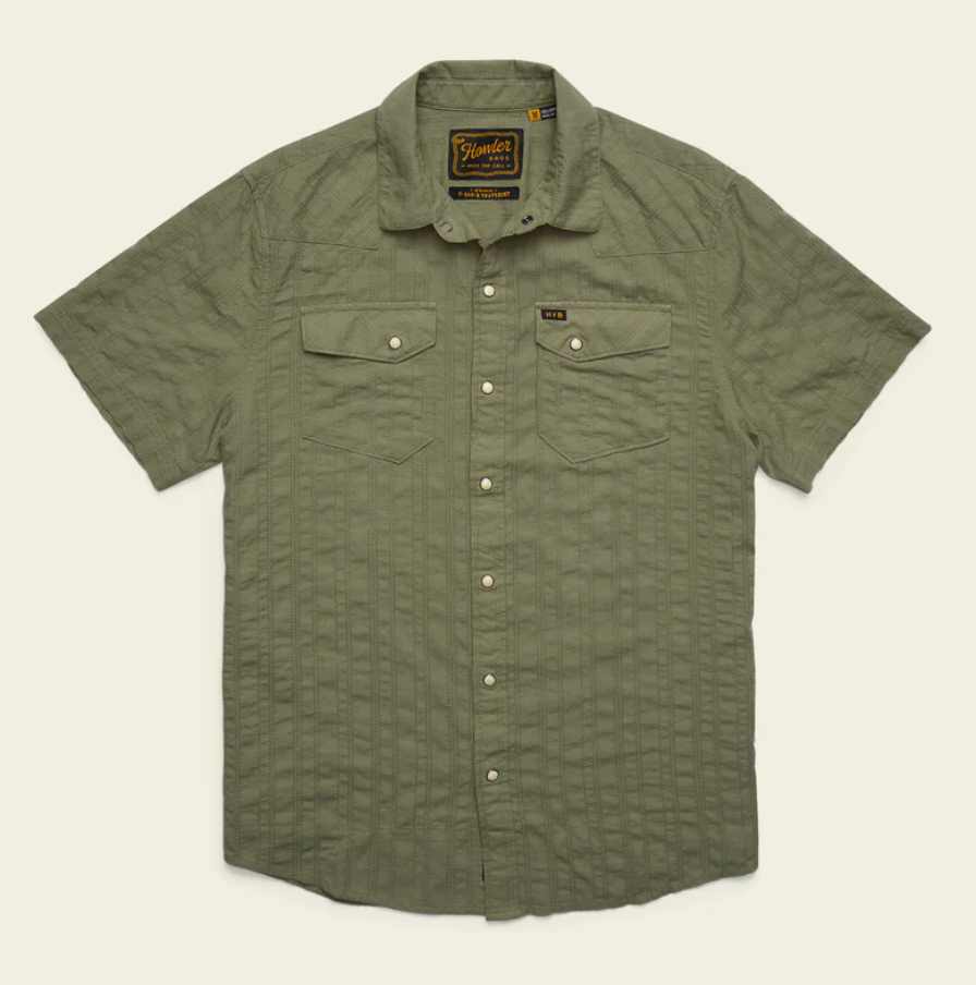 Howler Brothers H Bar B Snapshirt, Eyelet Stripe
