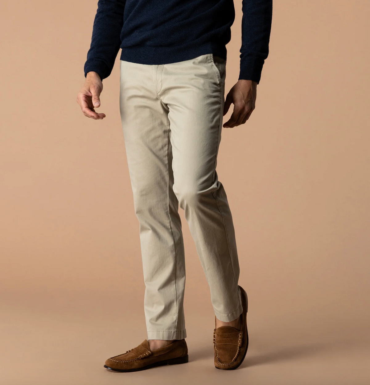 Classic Fit Gold School Chino, Khaki