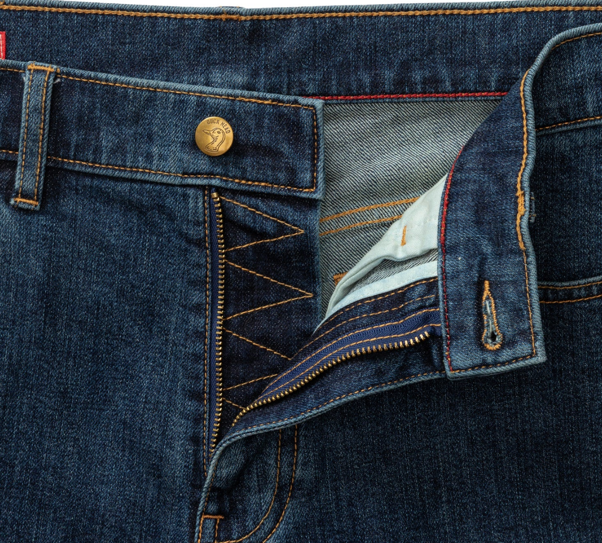 Classic Straight Denim, Medium Wash