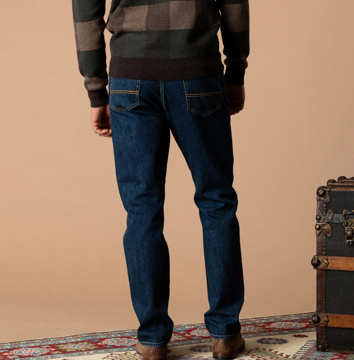 Classic Straight Denim, Medium Wash