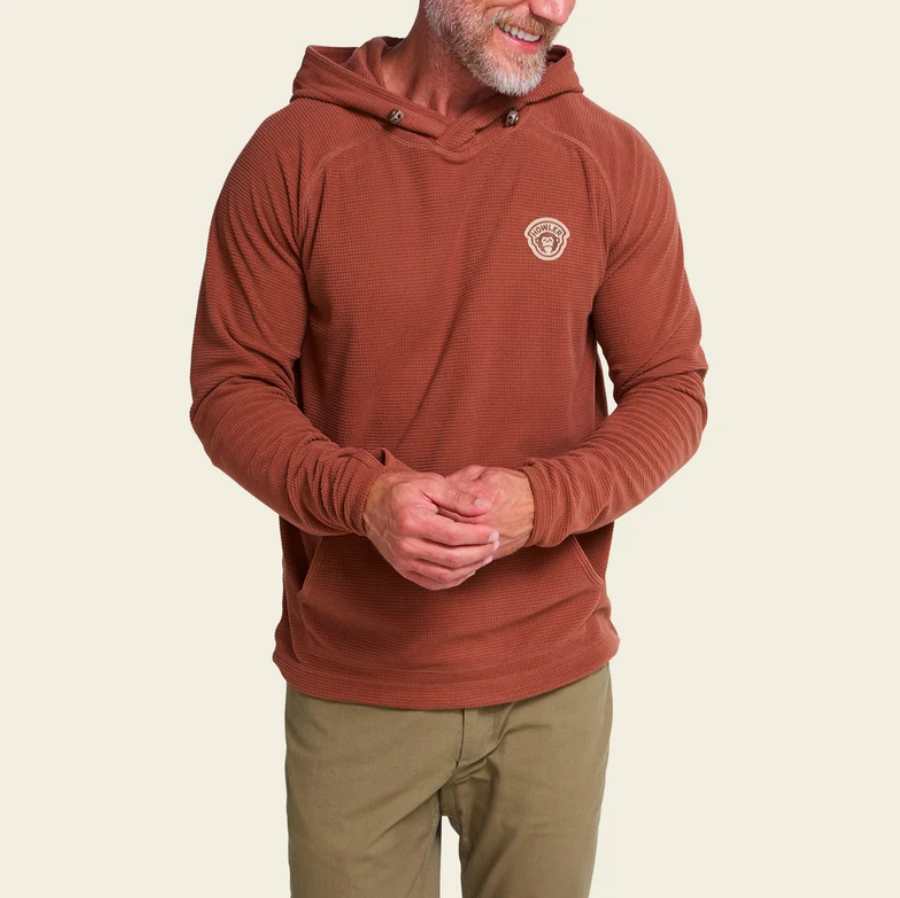 Howler Brothers Palo Duro Fleece Hoodie - Mink Brown