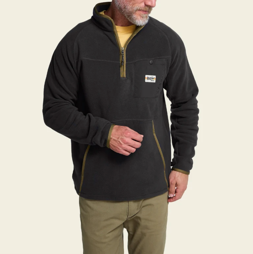 Howler Brothers Free Range Fleece Pullover - Carbonite
