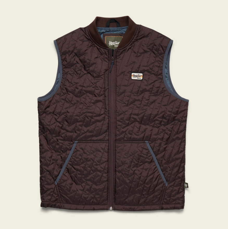 Howler Brothers Voltage Quilted Vest, Bark