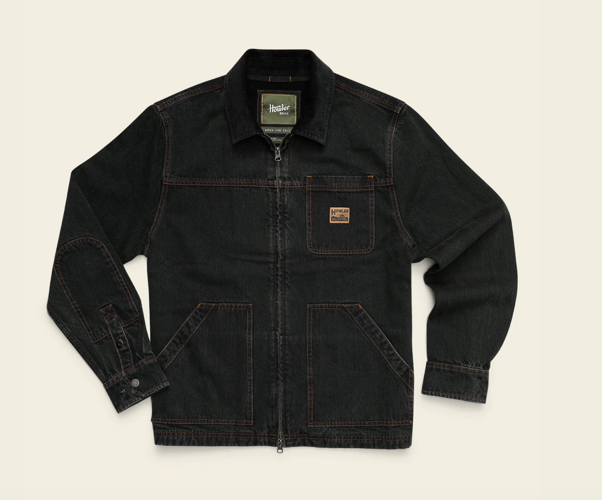 Howler Brothers Conveyer Coat, Blacktop Denim