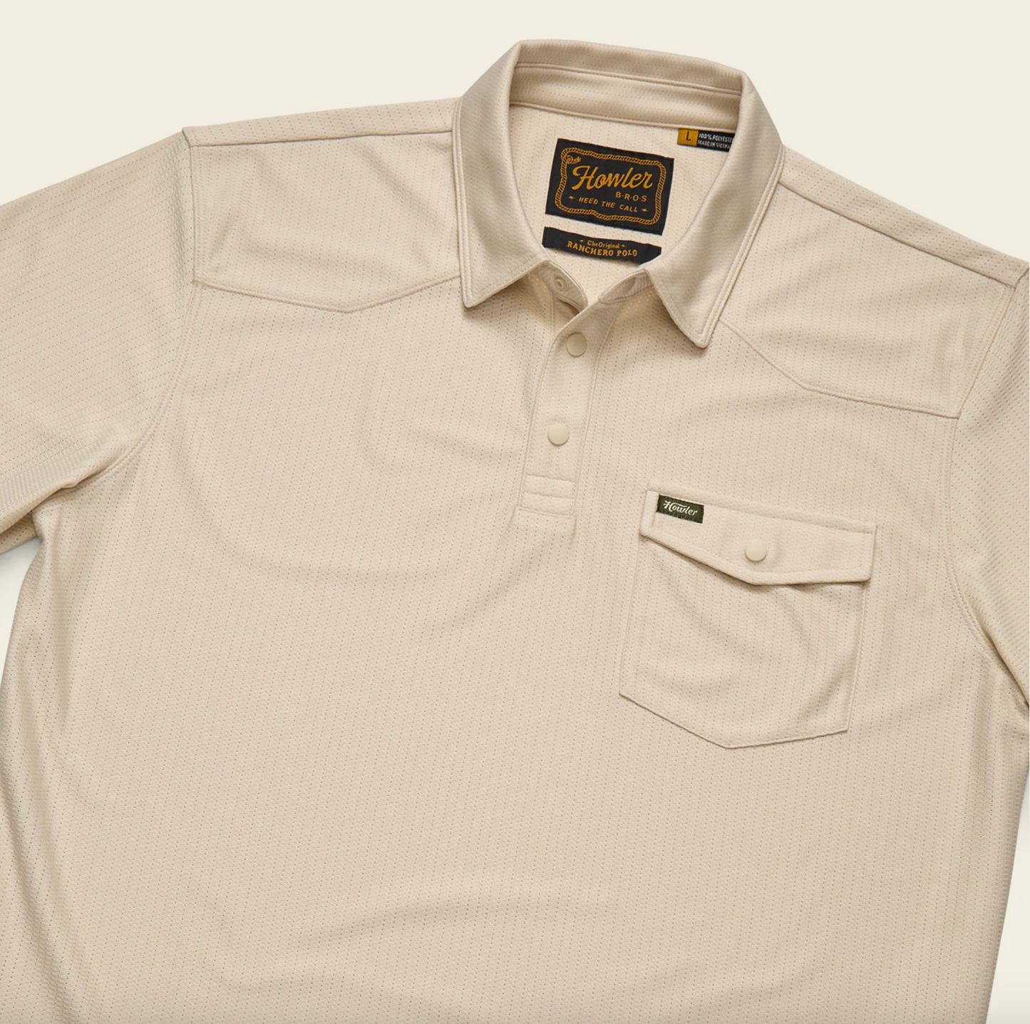 Howler Brothers Ranchero Tech Polo, Sand
