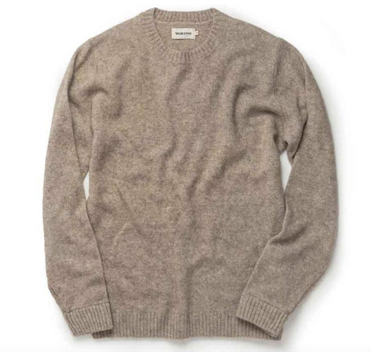 The Lodge Sweater in Heather Oat