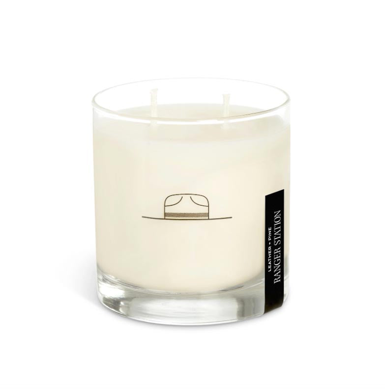 Ranger Station Candle - Leather + Pine