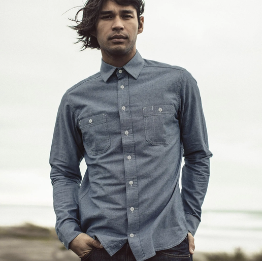 The California in Blue Everyday Chambray