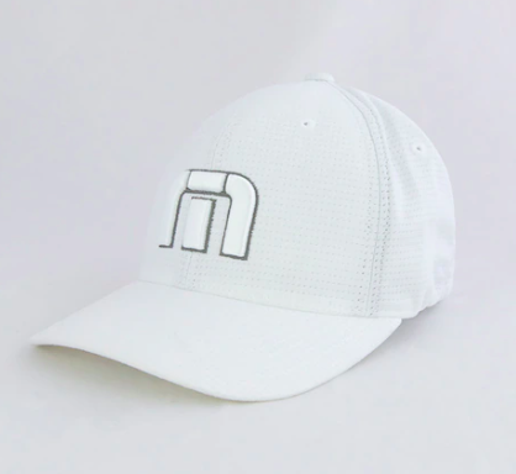 TravisMathew B-Bahamas Fitted Hat, White